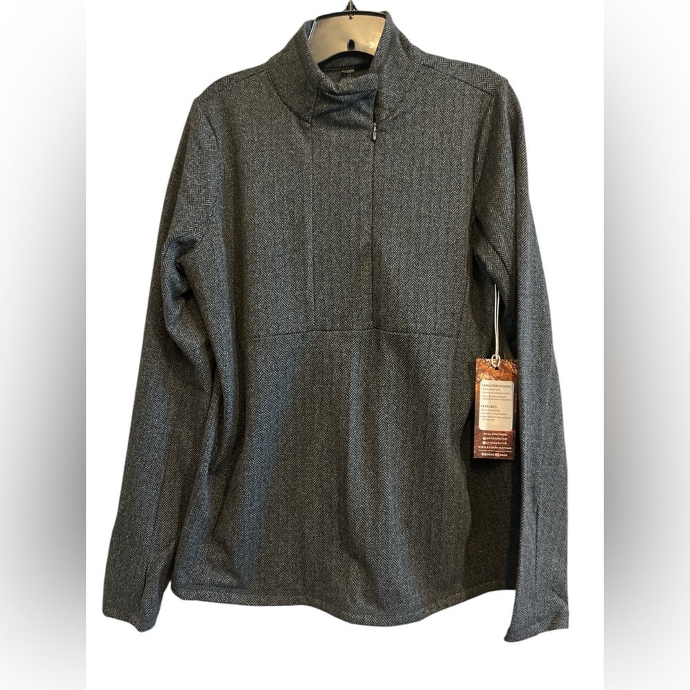 Kyodan Outdoors Dark Gray Half-Zip Pullover Size Large